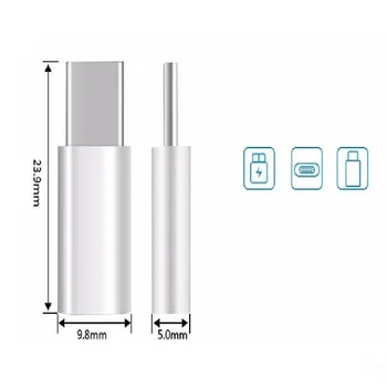USB-Adapter-USB-C-Micro-USB OTG Kaabel Tüüp C Converter for Macbook Samsung Galaxy S8 S9 Huawei p20 pro 10 OTG Adapter 170957