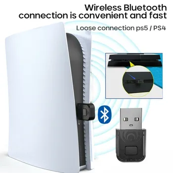 USB-Bluetooth Adapter BT 5.0 Traadita Kõrvaklapid Kõlari Heli-Vastuvõtja, Saatja Sisseehitatud MicFor PS5/PS4/Nintendo Lüliti/TK Uued
