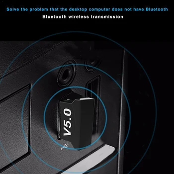 USB-Bluetooth-Adapterid BT 4.0 Juhtmeta USB Arvuti Adapter Audio-Vastuvõtja, Saatja Dongles Sülearvuti Kõrvaklapid silmas on gaasimull Mini Saatja