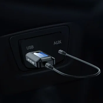 USB Bluetooth Vastuvõtja, Saatja, Audio 5.0 Bluetooth Adapter Auto PC TV HD HiFi Retseptori Traadita Adapter, LCD-3,5 MM AUX