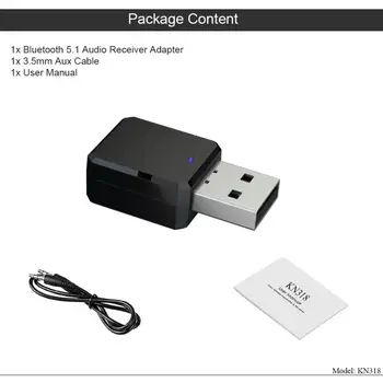 USB-Bluetooth-ühilduva Heli-Vastuvõtja AUX RCA-USB-AUX-TV Jaoks PC Kõrvaklapid Kodu Stereo Auto HIFI Audio-ja Käed-vaba Helistamine
