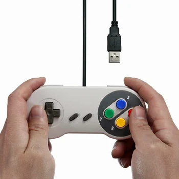 USB-Kontrolleri Mängude Juhtnuppu Gamepad Töötleja Nintendo SNES Mängu pad Windows PC MAC-Arvuti, Joystick Control
