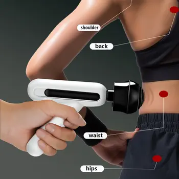 USB Sidekirmega Massaaž Relv Lihase Valu Ravi Massager Lõõgastuda Body Slimming Kõrge Sagedusega Kaasaskantav Seade Jõusaal Kodus