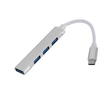 USB-Tüüp C-HUB Extender Repalcement 4 Port Multi Splitter USB 3.0, USB 2.0 Adapter PC-Arvuti Sülearvuti Tarvikud