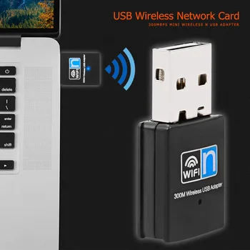 USB WiFi Dongle Adapter Võrgu Kaart Välise U Plaadi Traadita Wi-Fi Vastuvõtja-Arvuti: USB 2.0 Liides 173050