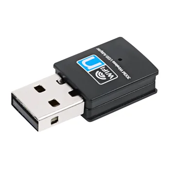 USB WiFi Dongle Adapter Võrgu Kaart Välise U Plaadi Traadita Wi-Fi Vastuvõtja-Arvuti: USB 2.0 Liides
