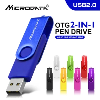 USB flash drive OTG suure Kiirusega sõita 128 GB 64 GB 32 GB, 16 GB, 8 GB, 4 GB väline ladustamine topelt Taotluse Micro-USB Stick