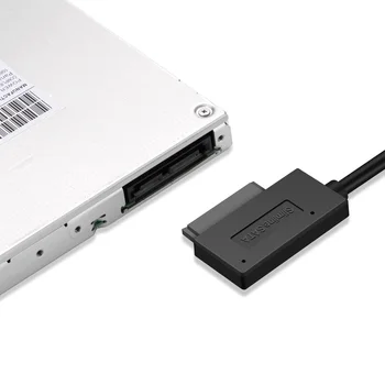 USB2.0 kuni 6+7 13Pin Kahe Slim SATA Kaabel Väliste USB 2.0 Toide Sülearvuti, CD-ROM, DVD-ROM VEIDER Adapter Converter