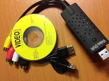 UTV007 USB 2.0 Video Capture Grabber Kaardi adapter Kiibistik UTV 007 TV DVD VHS Audio Capture S - video, USB Converter toetab Win7
