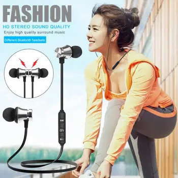 UUS Magnet Bluetooth-ühilduvad Kõrvaklapid Sport Traadita Kõrvaklappide Peakomplekt, Vabakäeseade Earbuds Koos Mic Huawei Xiaomi 59416