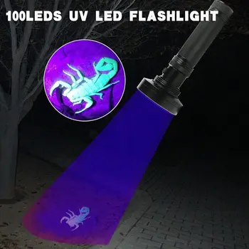 UV-Taskulamp Must valgus UV-Tuled , 100LED 21/12/9leds LED Blacklight Pet Uriini Detektor Koera/Kassi Uriin,Kuiv Plekke,Voodi Bug