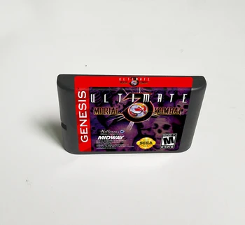 Ultimate Mortal Kombat 3 - 16-Bitine MD Mäng Kaardi jaoks Sega Megadrive Genesis Video Mängu Konsool Kassett