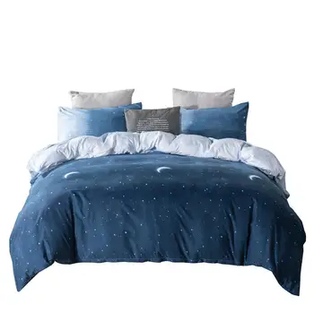 Unistav Kuu Star trööstija voodipesu komplekt voodipesu komplekt Queen King tekikott set Bedclothes Tekk Kate + Padjapüür kodutekstiili