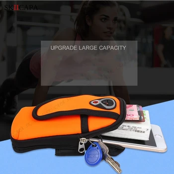 Universaalne Sport Töötab Kott Armband Telefoni Omanik Case for iPhone Samsung Huawei Xiaomi OPPO Veekindel Käsi Band Telefoni Kott Pouch