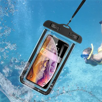 Universaalne Veekindel Telefon Case For iPhone 12 11 Pro X-XR, XS MAX 8 7 6 6s Pluss Mobiil Kata kott Kott Juhtudel Helendav Veekindlad