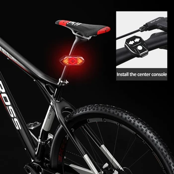 Uue Jalgratta suunatuled puldiga Jalgratta suunatuli MTB LED Taga Hele USB Laetav Jalgrattasõit Taillight koos Sarv