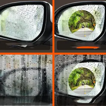 Uued 2tk Auto päikese vari Rearview Mirror Vihma Kile Akna Tint, mis Hõlmab Film Tagurdamise Peegel Nano Veekindel Film autod