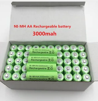 Uued AA bateray recargable 3000 mAh 1,2 V alcalinas AA batera recargable de la batera para la Luz led juguet 11978