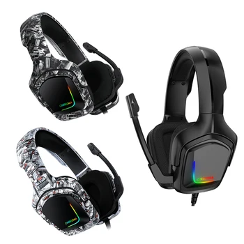 Uued Kõrvaklapid ONIKUMA K1B / K20 Kamuflaaž Kõrvaklappide 3.5 mm Juhtmega Üle-Kõrva Peakomplekt Mikrofoni jaoks PS4 Mängijatele Arvuti ARVUTI Mic 26196
