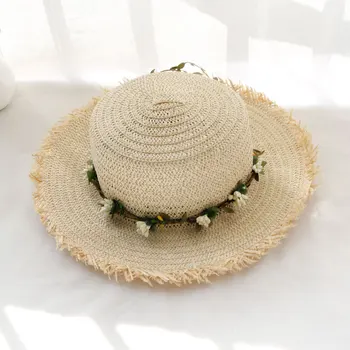 Uued suve mütsid naistele beach õled müts päikese rand tarvikud sombreros de sol Korter top ühise põllumajanduspoliitika pärg väljas Vanema-lapse-Lapsed