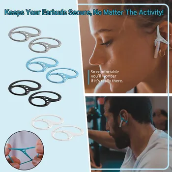 Uuendatud Airpods Kõrva Konks Kavandatud Mugavad Earhooks Ühilduvad Kõik Earbuds Konks-kujuline Sport Kõrvaklapid Omanik Ükskõik