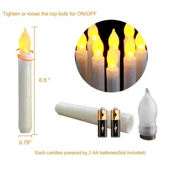 Uus 1/3tk Flameless LED Küünlad Tealight Öösel Tuled Lamp Akuga Pulm, Sünnipäev, Jõulud Halloween Decor 136578