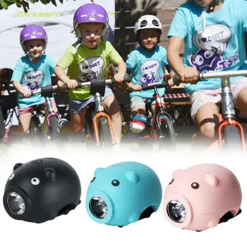 Uus 4 Värvi Jalgratta Tuled Laste Jalgratas Pesuseade Laadimine USB Tuled, Tagatuled Koos Sarved Veekindel Ohutu Jalgrattasõit Tuled