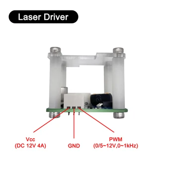 Uus, 450 nm 80W-Professionaalne Versioon Fookuskaugus on Fikseeritud laser moodul suru kohapeal tehnoloogia laser pea
