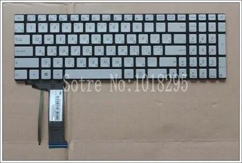 Uus ASUS GL752 GL752V GL752VL GL752VW GL752VWM ZX70 ZX70VW taustavalgustusega vene RE sülearvuti klaviatuur, hõbedane 177615