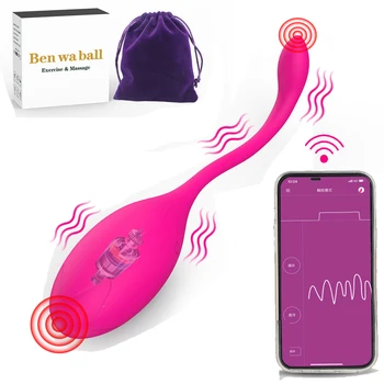 Uus Bluetooth Vibraatorid Naistele Traadita APP puldiga Dildo Naine Vibraator Pika Vahemaa Kontrolli Vibreeriv Muna Sugu Mänguasjad