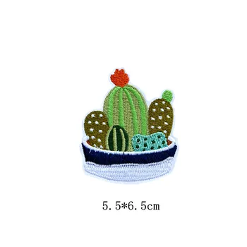 Uus Cactus Seene Mahlakas Taim Tikitud Plaaster Applique Armas Plaastrid Riidest Embleemi Rõivas DIY Rõivad Aksessuaarid Märgid 57950