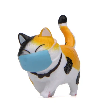 Uus Cartoon Nägu Katta Fat Cat Mini Mudel Figuriin Ornament Mikro -, Maastiku Kujundusest Home Decor