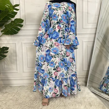 Uus Disain, Kvaliteetne Satiin Kleit Moslemi Naiste Hommikumantel Femme Elegantne Mood Ilus Moslemi Naiste Kleit Musulman Komplektid