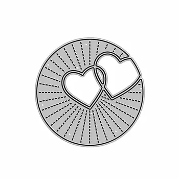 Uus Heart-to-Heart Rida Ring Kaadri 2020 Metalli Lõikamine Sureb DIY Scrapbooking ja Kaardi Tegemise Decor Reljeef Käsitöö Nr Tempel