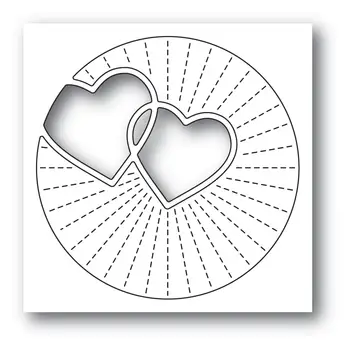 Uus Heart-to-Heart Rida Ring Kaadri 2020 Metalli Lõikamine Sureb DIY Scrapbooking ja Kaardi Tegemise Decor Reljeef Käsitöö Nr Tempel