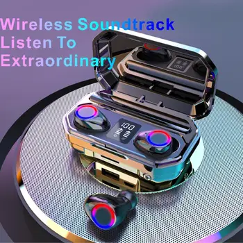 Uus IPX7 Veekindel Sport TWS Traadita Kõrvaklappide Müra vähendamise Kõrvaklapid Muusika Bluetooth-5.0 5D Sügav Bass Earbuds 6H Playtimes