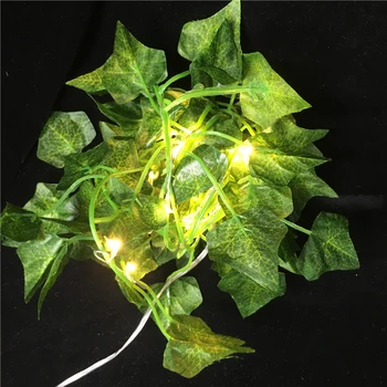 Uus Ivy Leaf Paindlik String Valgus 2M 20Leds vasktraat Vanik Led Lambi AA Akut Jõulud Puhkuse Haldjas Tuled
