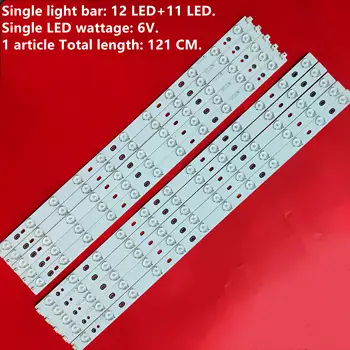 Uus Komplekt 10tk LED backlight ribad LED58R5500F V580HK1-L06 V580H1-LD6-TLDC2 V580H1-LD6-TRDC2 V580H1-LD6-TLDC3 TRDC3