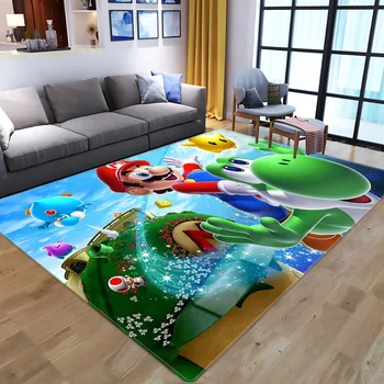 Uus Koomiks Anime Super Mario 3D Print Vaipade jaoks elutoas, Magamistoas Suur Ala Vaip Lapsed Mängivad Põrandal Matid Lapse Mäng Suur Vaip