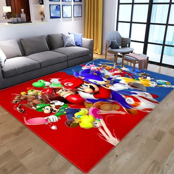 Uus Koomiks Anime Super Mario 3D Print Vaipade jaoks elutoas, Magamistoas Suur Ala Vaip Lapsed Mängivad Põrandal Matid Lapse Mäng Suur Vaip