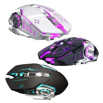 Uus Kuum Wireless Gaming Mouse Laetav Vaikne LED-Taustvalgustusega USB Optiline Arvuti Hiir PC-Arvuti Sülearvuti Mängu Ja Kontor
