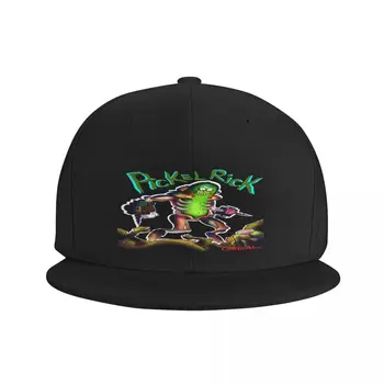 Uus Lahe Pickel Rick Rick Naljakas Ja Morty Must Baseball Cap Panama Müts Kopp Müts Kork Rõngad Panama 2021 41154