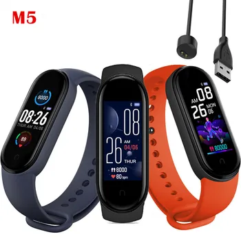 Uus M5 Nutikas Käevõru Meeste Fitness Smart Käepaela Naiste Sport Tracker Smartwatch Muusika Käevõru M5 Bänd Adriod IOS
