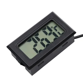 Uus Mini Auto LCD Digitaalne Termomeeter Hygrometer Temperatuur Siseruumides Väljas Temperatuuri Andur Niiskus Meetri Näidik Instrumendid