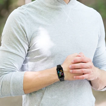 Uus Pehmest Silikoonist Rihm jaoks Huawei Honor 6 Mustvalge Käevõru Smart Watch Sport Watchband Jaoks Huawei Band 6 Käevõru Käepael