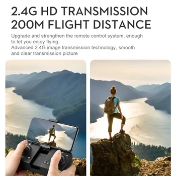 Uus RC Undamine 4K Dual Camera 2.4 G HD Edastamise WiFi 4-Telje Kokkuklapitavad Pro Professional Drones Lapsed Täiskasvanud Väljas Mänguasjad Kaasaskantav