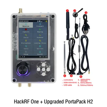 Uus SDR Raido HackRF Üks Ja PortaPack H2 0,5 ppm TXCO Plastikust Kest Koos Aku Sees kokku pandud Vabatahtlik Antenn