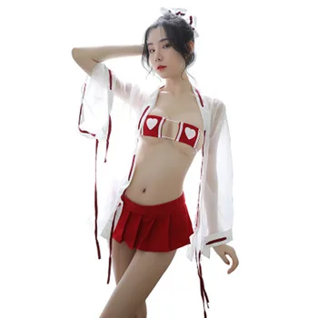 Uus Seksikas Väike Rind Põnev Huvi Ühtne Sobiks Huvi Aluspesu Armas Kimono Naine Perspektiivi Riided Võlu