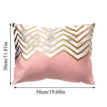 Uus Soft Velvet Geomeetriline Padi Marmor Padja Kate Magamistuba Diivan Teenetemärgi padjapüürid 30cm*50cm Home Textile Products