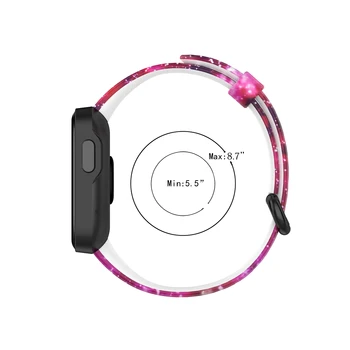 Uus Stiil, Pehme Silikoon Trükitud Watchband Jaoks Xiaomi Mi Vaadata Lite/Redmi Smartwatch Universaalne Käepaela Asendamine Tarvik